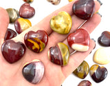 The Stone of Strength and Decision Making - Mookaite Meditation Heart