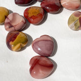 The Stone of Strength and Decision Making - Mookaite Meditation Heart