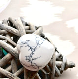 Receive Wisdom, Peace and Calm - Small Howlite Meditation Heart