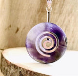 Wholeness, Unity, Third Eye - Amethyst PI Circle of Life Pendant