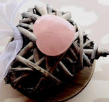 Love, Emotional Healing, Stress Relief, Unity - Rose Quartz Meditation Heart