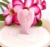 Love, Emotional Healing, Stress Relief, Unity - Rose Quartz Protection Angel