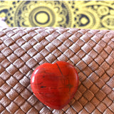 Independence, Stablility, Strength - Small Jasper Meditation Heart