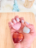 Love, Emotional Healing, Stress Relief, Unity - Rose Quartz Meditation Heart