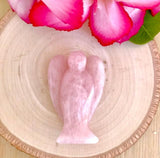 Love, Emotional Healing, Stress Relief, Unity - Rose Quartz Protection Angel