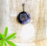 Wholeness, Unity, Third Eye - Amethyst PI Circle of Life Pendant