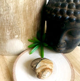 Strength, Security, Courage to Speak Out - Brown Jasper Meditation Heart