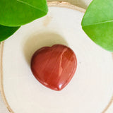 Independence, Stablility, Strength - Small Jasper Meditation Heart