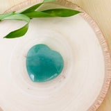 Stone of Opportunity, Lightness & Humor - Small Aventurine Meditation Heart