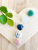 Love, Emotional Healing, Stress Relief, Unity - Small Rose Quartz Meditation Heart