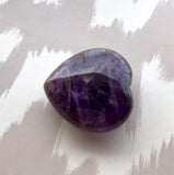 Tranquility and Protection - Small Amethyst Meditation Heart