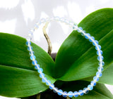 "FREE THE SPIRIT, GROWTH, INTUITION" - Dream to Grow Opalite Enchanting 4mm Beaded Bracelet