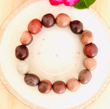 "INDEPENDENCE, SECURITY, STABILITY" - Jasper Tumbled Stone Bracelet