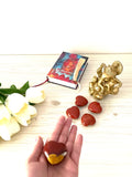Independence, Stability, Strength - Red Jasper Meditation Heart