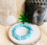 "HARMONY, EMOTIONAL HEALING " - Amazonite Disc Bracelet
