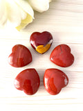 Independence, Stability, Strength - Red Jasper Meditation Heart