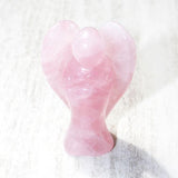 Love, Emotional Healing, Stress Relief, Unity - Rose Quartz Protection Angel
