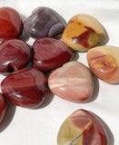The Stone of Strength and Decision Making - Mookaite Meditation Heart