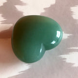 The Stone of Opportunity & Optimism - Aventurine Meditation Heart