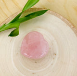 Love, Emotional Healing, Stress Relief, Unity - Small Rose Quartz Meditation Heart