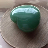 The Stone of Opportunity & Optimism - Aventurine Meditation Heart