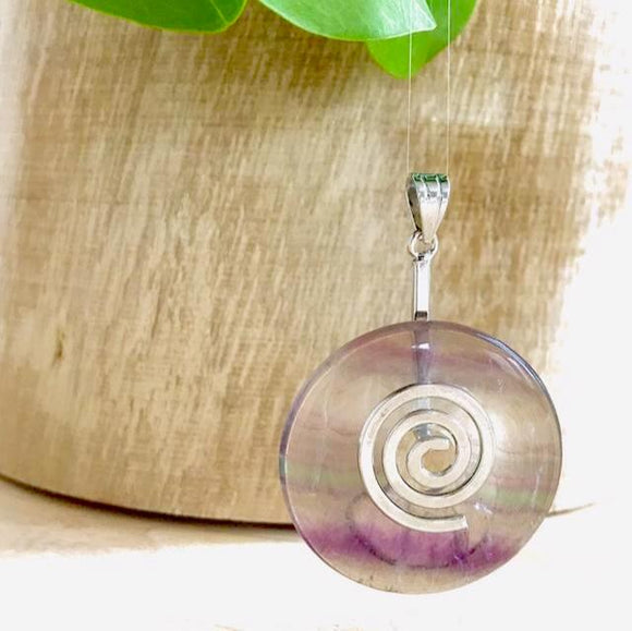 The Stone of Mental Clarity - Fluorite PI Circle of Life