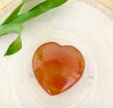 Creativity, Courage, Sexuality - Small Carnelian Meditation Heart