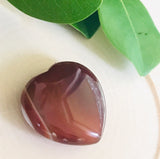 Creativity, Courage, Sexuality - Small Carnelian Meditation Heart