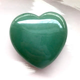 The Stone of Opportunity & Optimism - Aventurine Meditation Heart