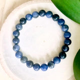 "STONE OF LOGIC, EFFICIENCY AND MINDFULNESS" - Sodalite 8mm Beaded Bracelet