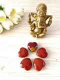 Independence, Stability, Strength - Red Jasper Meditation Heart