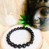 "THE STONE OF PASSION, ENERGY, AND POWER" - Ruby 8mm Beaded Bracelet